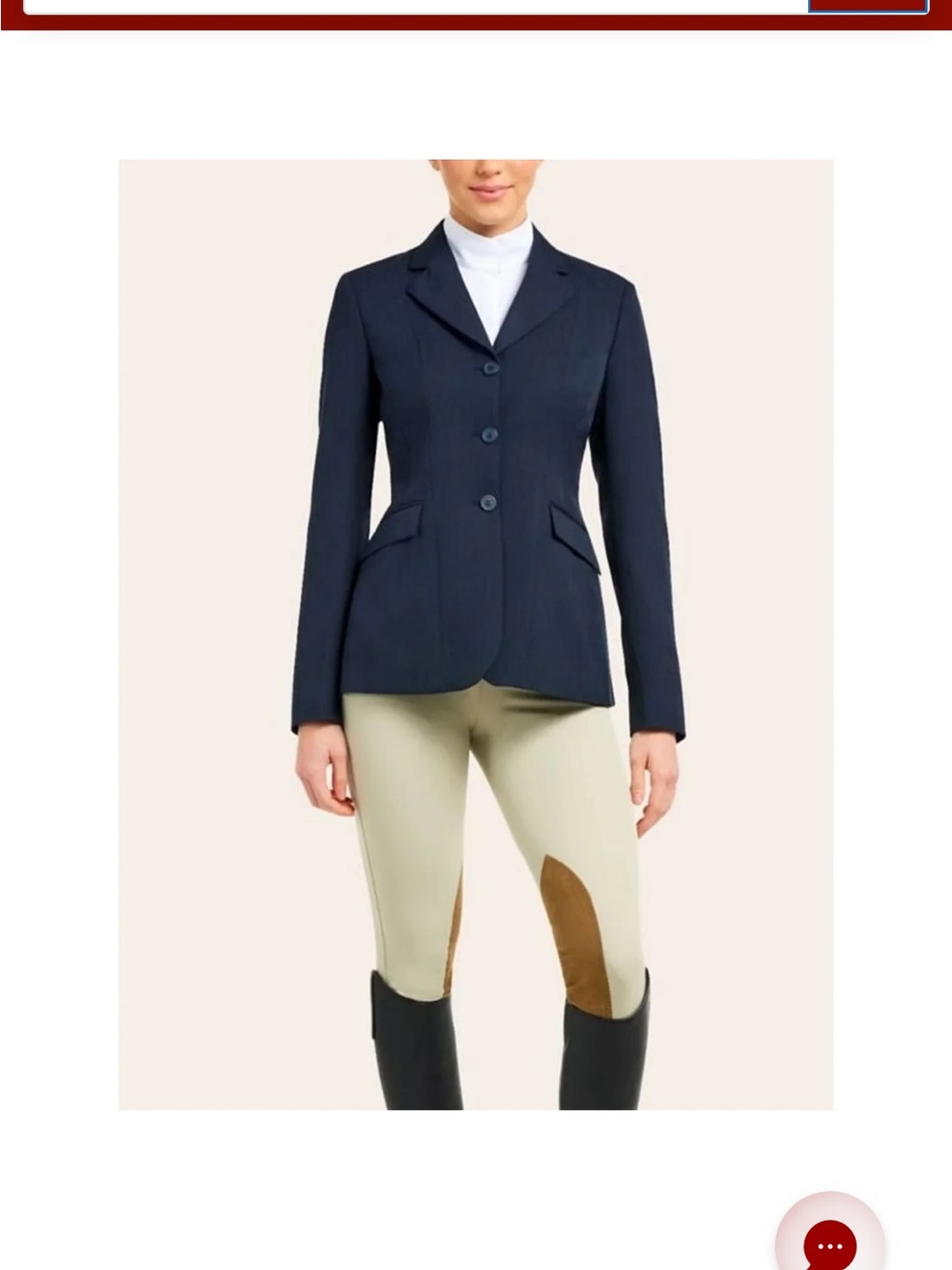 Ladies R.J. Classics Devon Show Coat Washable Navy Herringbone NEW Size 16R